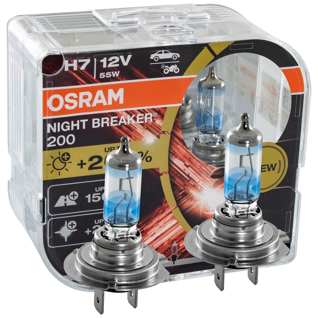 OSRAM H7 NIGHT BREAKER 200 DuoBox bis zu 200% mehr Licht NEXT ...