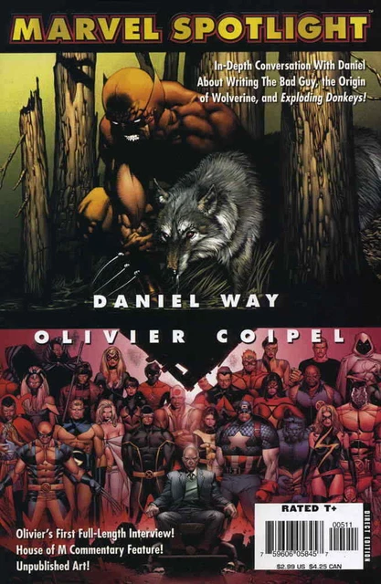 Marvel Spotlight: Daniel Way/Olivier Coipel #1 VF/NM; Marvel | Wolverine - we co