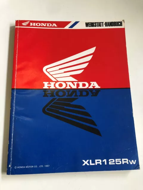 Werkstatthandbuch Honda XLR 125 R -(W) (1997)