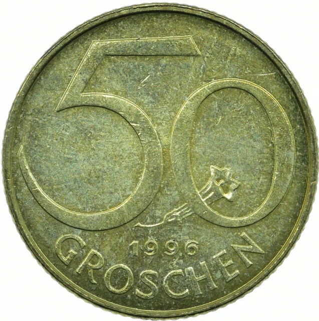 1996 / 50 Groschen / Austria / Osterreich Republik Unc     #Wt23711