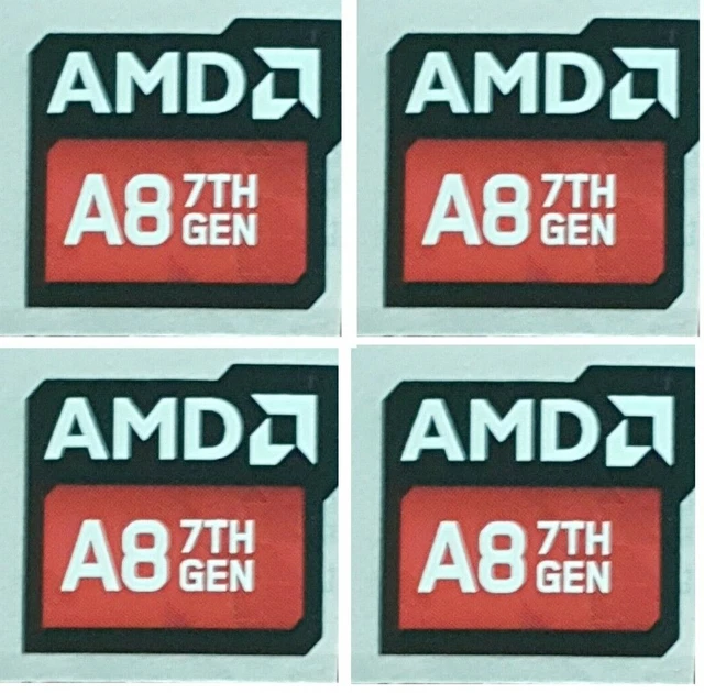 AMD A8 7TH Gen Sticker Socket AM4 FM1 FM2 FM2 Windows 10 8 7