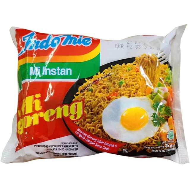 INDOMIE INSTANT NOODLES Sweet & Spicy Mi Goreng 40160 x 85g Halal BBE