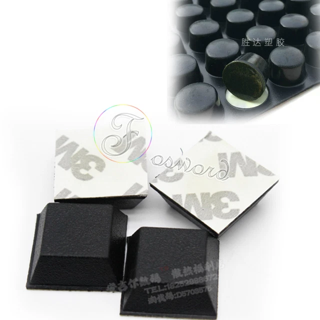 Rubber Bung Stopper 3M Adhesive End Cap Insert Blanking Seal Chassis Foot Plugs