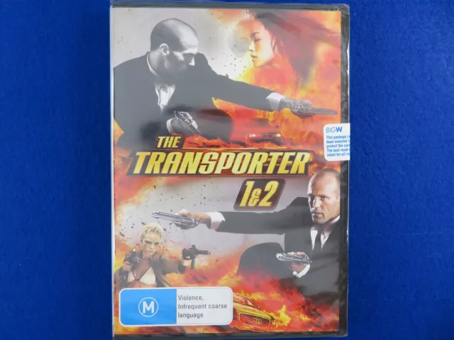 The Transporter 1 & 2 - Brand New - DVD - Region 4 - Fast Postage !!