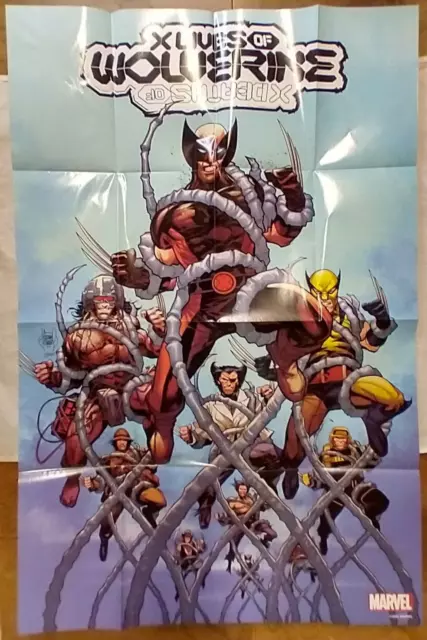X Lives/Deaths Of Wolverine #1 Kubert Folded Promo Poster 2022 24" x 36" New
