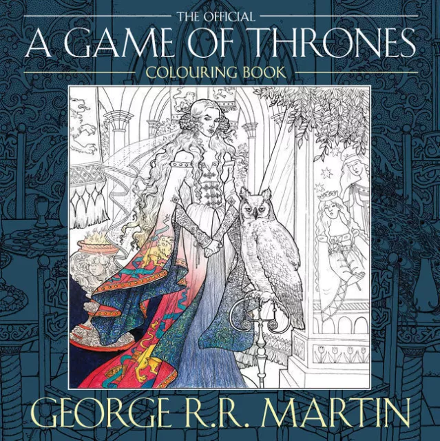 The Official A Game of Thrones Colouring Book by George R.R. Martin (Paperback,