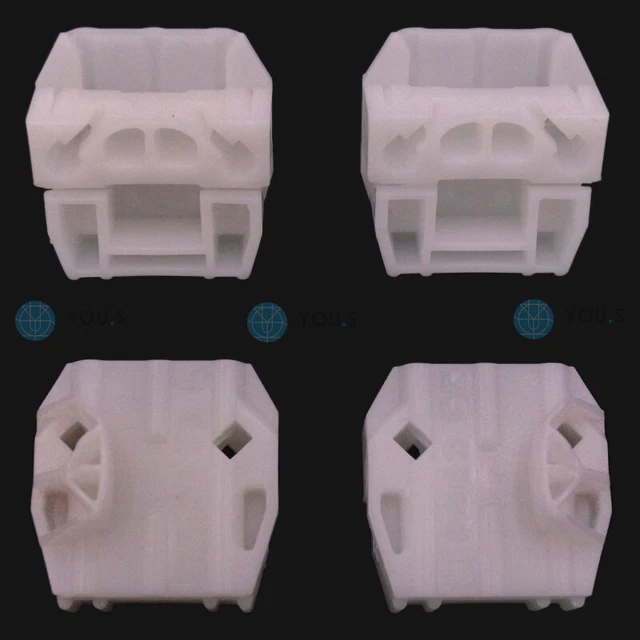 4 x YOU.S Original Fensterheber Gleitbacken SET Vorne L + R für VW T4 / T5