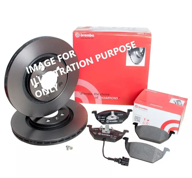 Front Brake Discs & Pads Kit For Fiat Grande Punto 1.3 JTD / 1.9D MultiJet – Check Size: 284mm