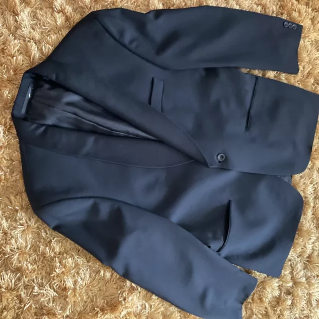 Mens/ Boys tuxedo black jacket 38short