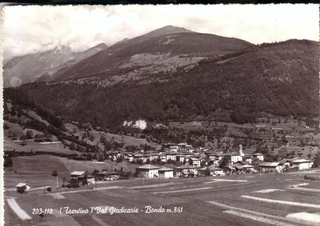 Cartolina  Bondo B/N   Viaggiata 1962 Panorama     Regalo