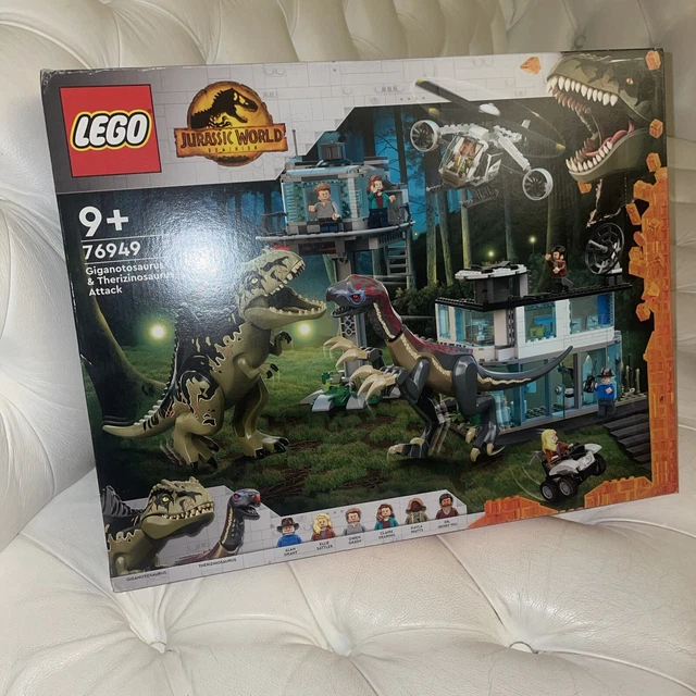 LEGO 76949 JURASSIC World Giganotosaurus & Therizinosaurus Attack New ...
