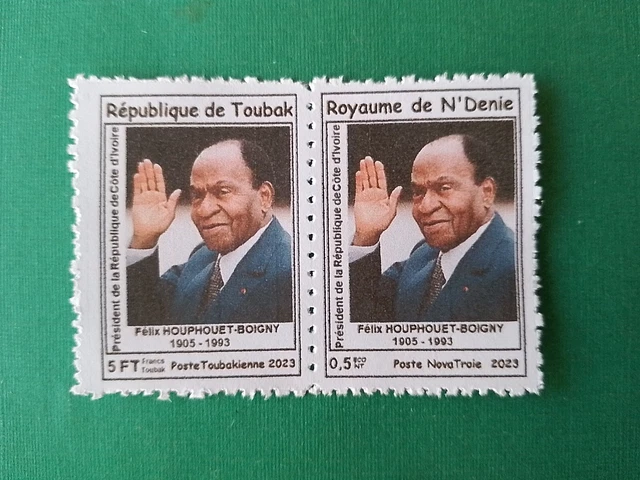République de Toubak NovaTroie Royaume de N'Denie 2023 neuf dentelé micronation