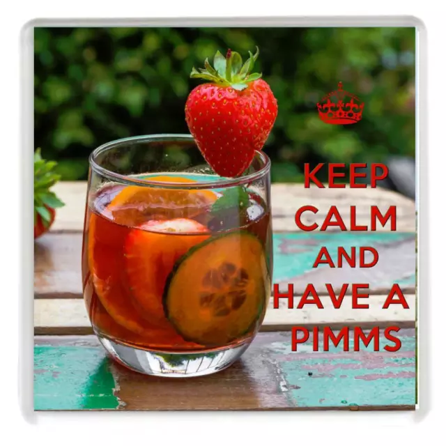 Unique Carré dessous de Verre " keep calm Et Ont Une Pimms "