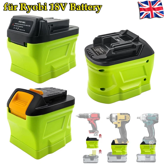 ADAPTER FOR RYOBI 18V Liion Battery Convert to for Makita 18V Power