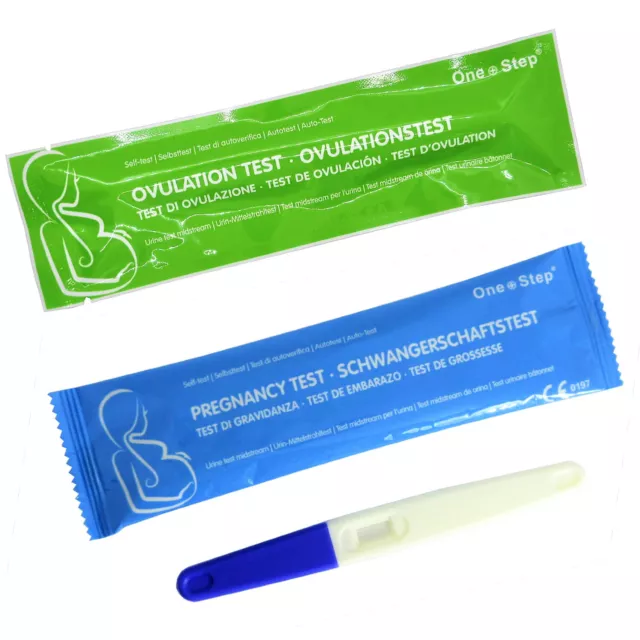 Ovulation and Pregnancy Midstream Tests Fertility Urine Stick Kits