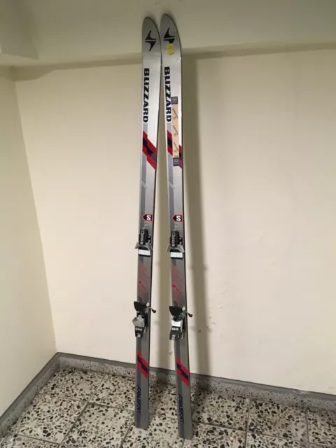 Langlaufski BLIZZARD m. SALOMON-Bindung f. Damen 175-190 cm u. Herren 190-203 cm