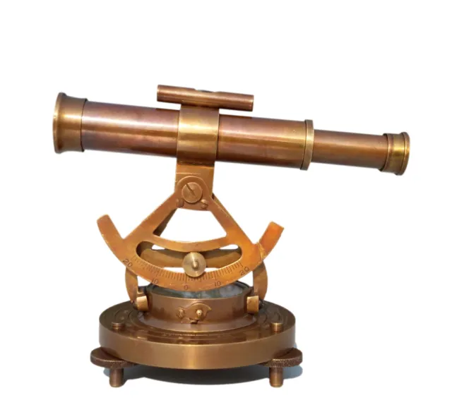 Antique Replica Theodolite alidade telescope compass survey instrument antique 2