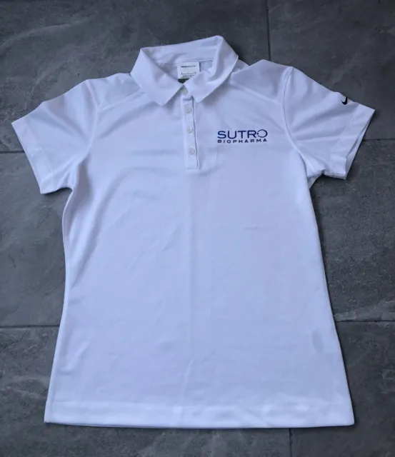 Nike Golf Dri-Fit Polo Shirt Womens Polo Small Collared Short Sleeve T-shirt