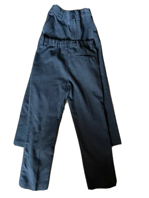 Next Boys Grey School Trousers Age 10 Years. 2 Pairs