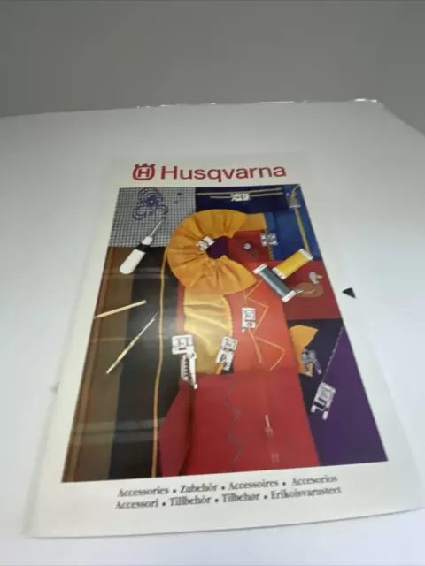 Accessories User's Guide Book for Husqvarna Viking Sewing Embroidery Machines