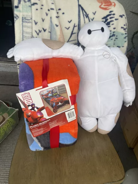 Disney Big Hero 6 Plush And Big Throw/blanket