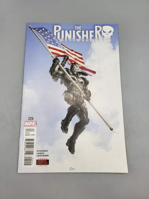 The Punisher Vol 2 #224 July 2018 Punisher War Criminal Part 1 Marvel Comic Book