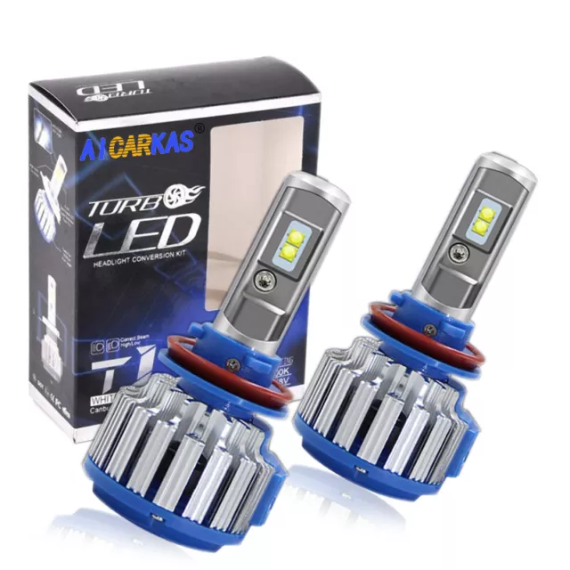 2X T1 Turbo LED 70W Canbus H4 H1 H3 Car Headlight H7 LED H11 9005 9006 Bulb Kit 3