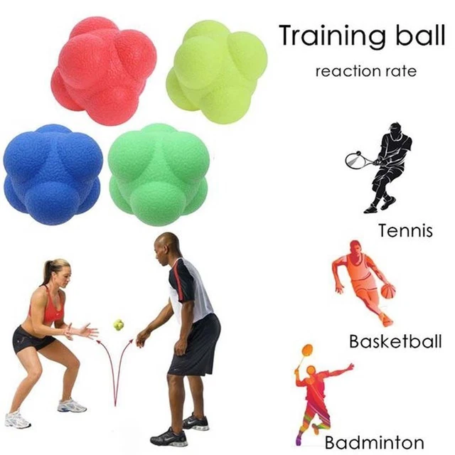 HEXAGONAL SPEED AGILITY Training Reaction Ball 5.5cm for Improving ...