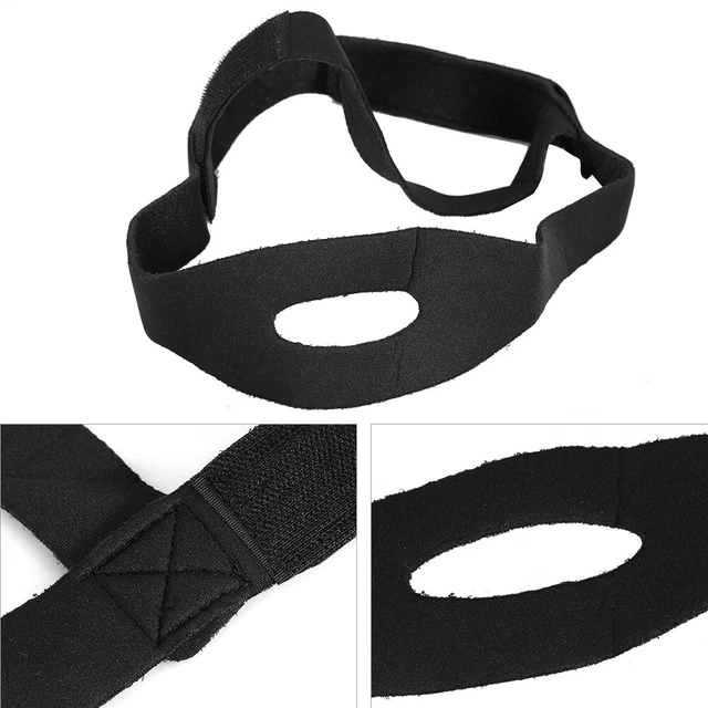 New Woman Man Black Menton Jaw Sleeping Support Strap Arrêter De Ronfler Ceintur