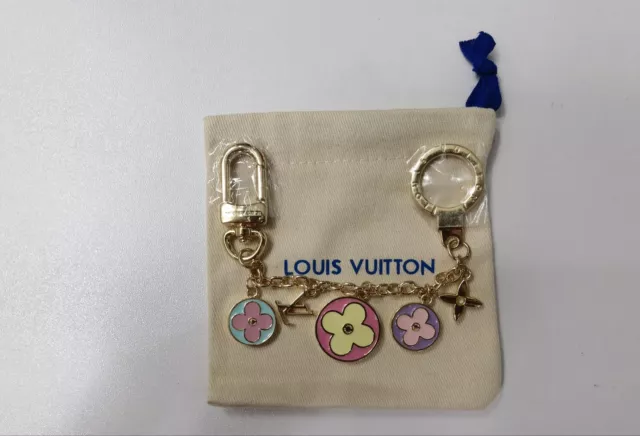 Authentic LOUIS VUITTON Spring Chain Pastel Bag Charm M69554 LV