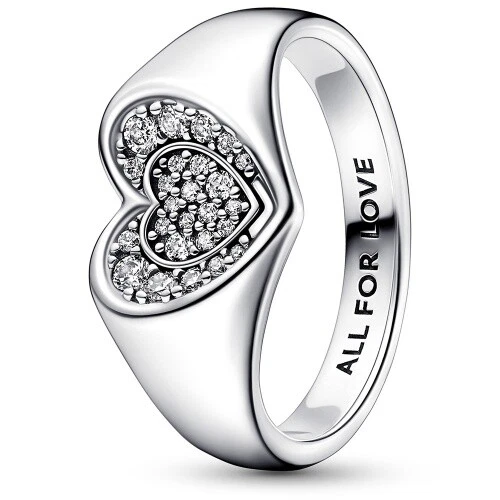 RADIANTE CUORE PAV PANDORA Anello con Sigillo 192491C01 EUR 70 74