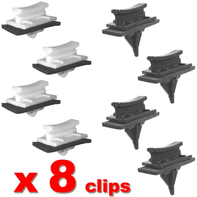 FORD TRANSIT FRONT Windscreen Side Trim Clips A Pillar X8 Moulding