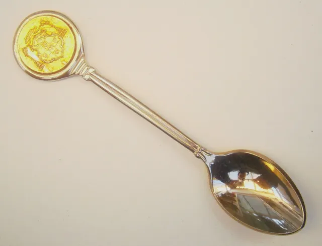 SZ444) Christ Church Oxford University Crest souvenir vintage collectors spoon