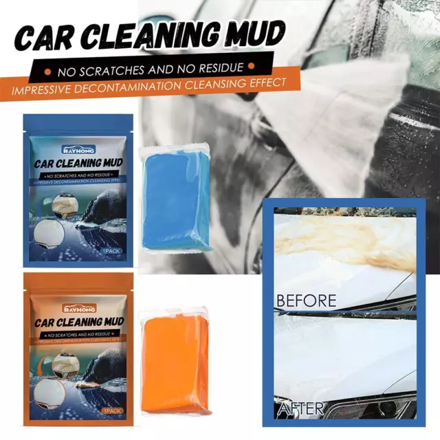 Clay Detailing Magic Truck Cleaning Sludge Bar Car Wash Mud Cleaner Kit ` F4V8 3