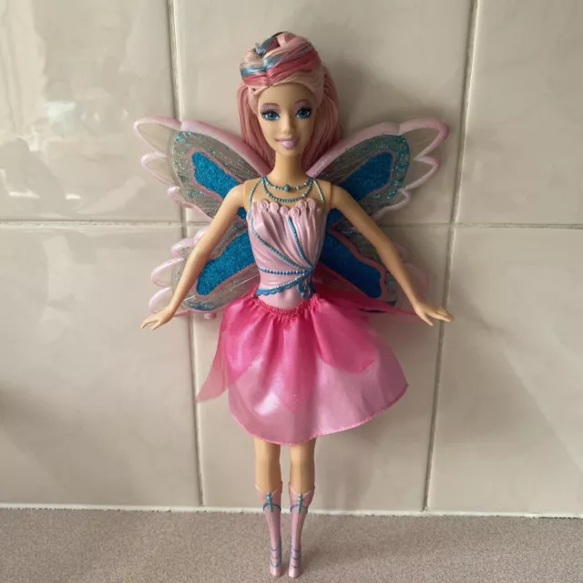 Mattel Mermaidia Glitter Swirl Fairy Barbie Doll 2006 Used