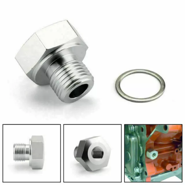 LS OIL PRESSURE Sending Unit Plug M16 1.5 Adapter to 1/8 NPT LS1 LSX U2