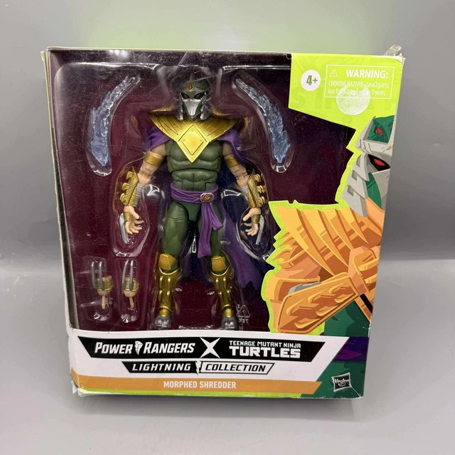 Power Ranger Shedder POWER RANGERS X TMNT Lightning Collection Morphed Shredder Green Ranger ...