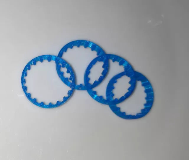 Lot de 4 Courroies pour robot de piscine Intex ZX300 pièces de rechange 3D