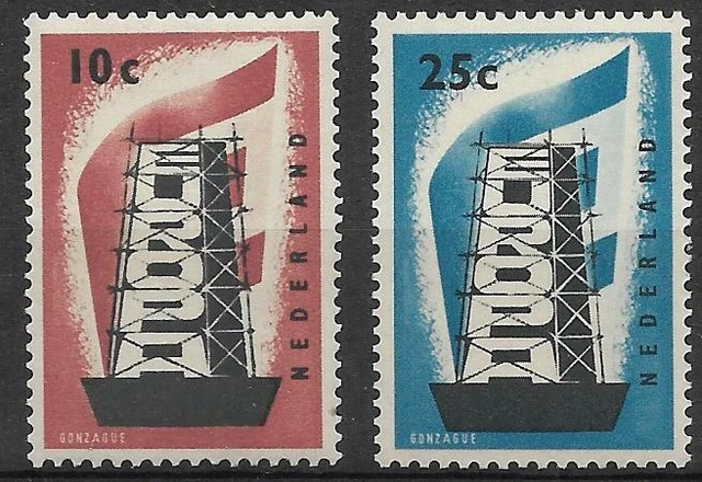 Netherlands 1956 Europa Set (2) Mnh. Sg.836,837. (2005)