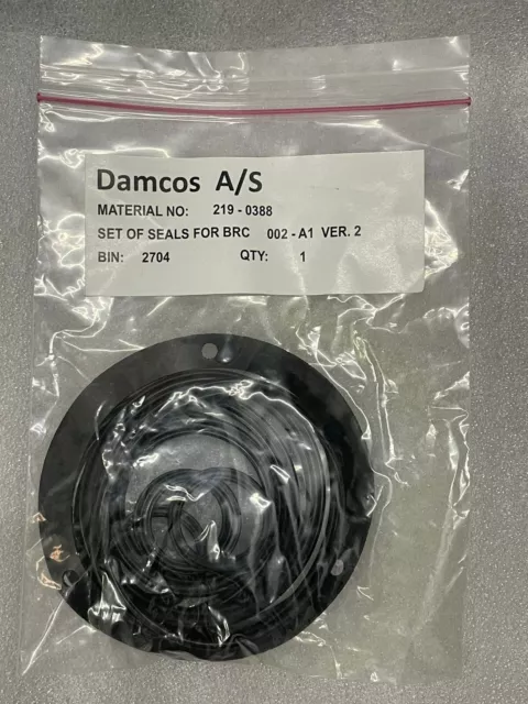 Damcos/Danfoss BRC 002 A1 Hydraulic Balanced Rotary Actuator Seal kit