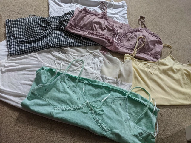Bundle/Job lot of 6 Ladies Cami/Vest Tops size 18