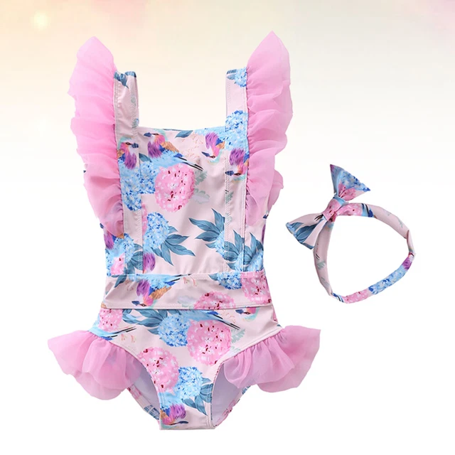 Costumi da bagno bambina monopezzo body piccolo costume da bagno bambini 2