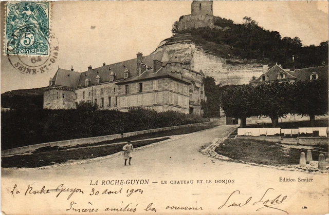 CPA Roche Guyon Le Chateau et le Donjon (1317654)