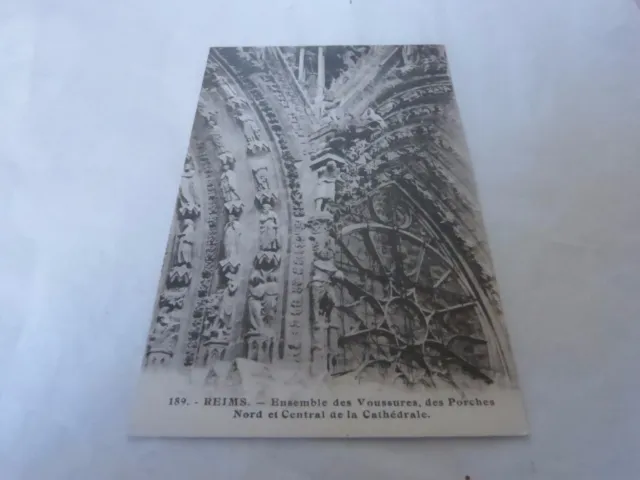 REIMS 51 - The Cathedral - CPA POSTCARD!!!