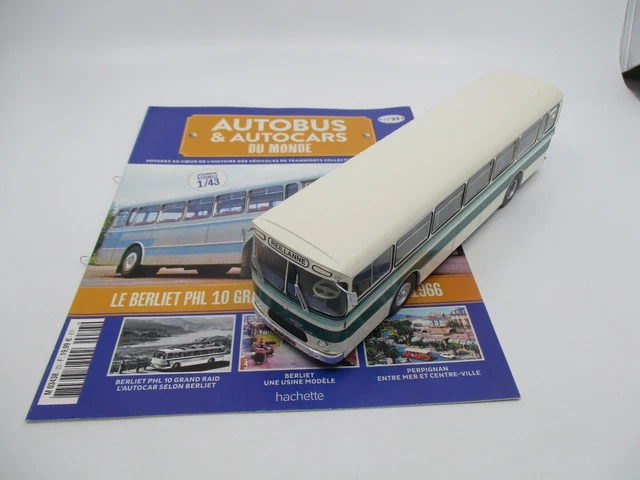 Maquette De Bus Berliet PLR 10 1955 Monaco - Échelle 1/43 - IXO Hachette - Neuf