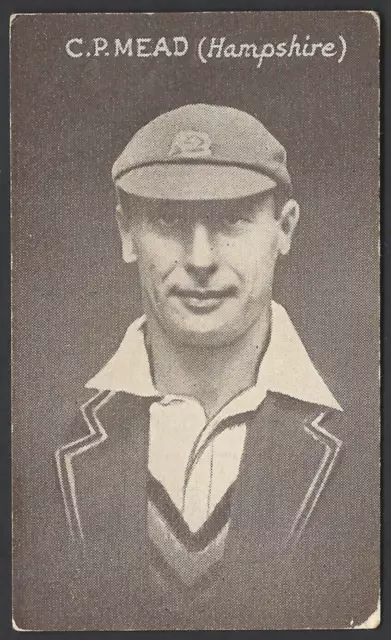 Australian Licorice - English Cricketers (Blue Back) - C P Mead (Hampshire)