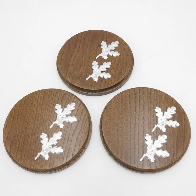 3 Pieza Keilerschilder Tablero Keiler Redondo Braun Af 15 CM Con 6X 2