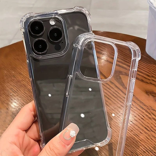 Case For Apple iPhone 15 14 Pro Max Plus 13 12 11 XR Clear Slim Silicone Cover