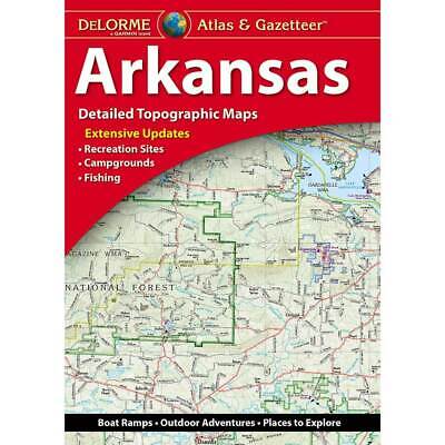 Delorme Arkansas AR Atlas & Gazetteer Map Newest Edition Topographic / Road Maps