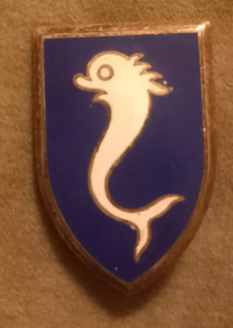 12th Battleship Drago Double Cavalry Pad Badge